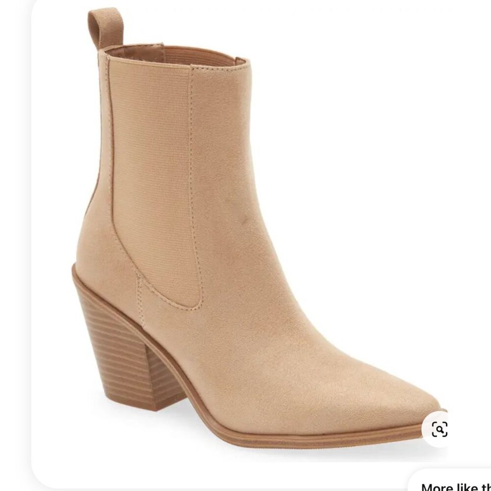 NEW bp EMMY tan chelsea bootie boot 7M brown cafe